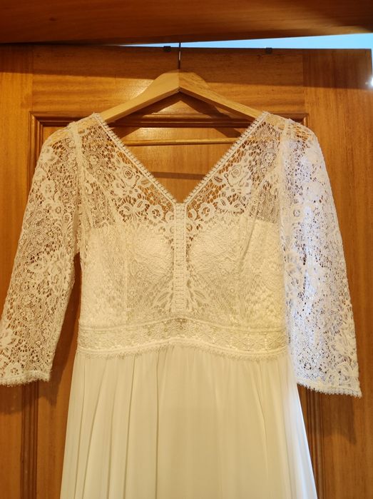 Vestido de noiva usado uma vez