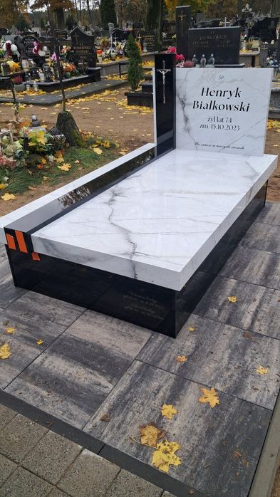 Nowoczesny Nagrobek 2999 zł z montażem Cały Kraj -Promocja