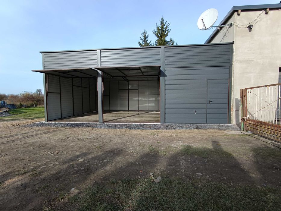 Wiata magazyn blaszany garaż blaszany hala garaże blaszane 9x7 7x5 6x6
