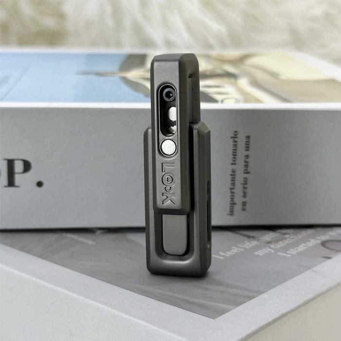 EDC Фіджет іграшка слайдер спінер магнітний Xlock Fidget Toy антістрес клацалка (сірий)