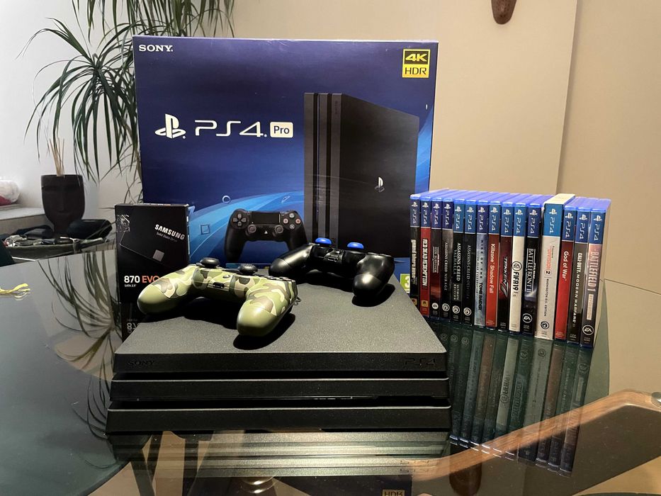 PlayStation 4 Pro Completa + 15 jogos