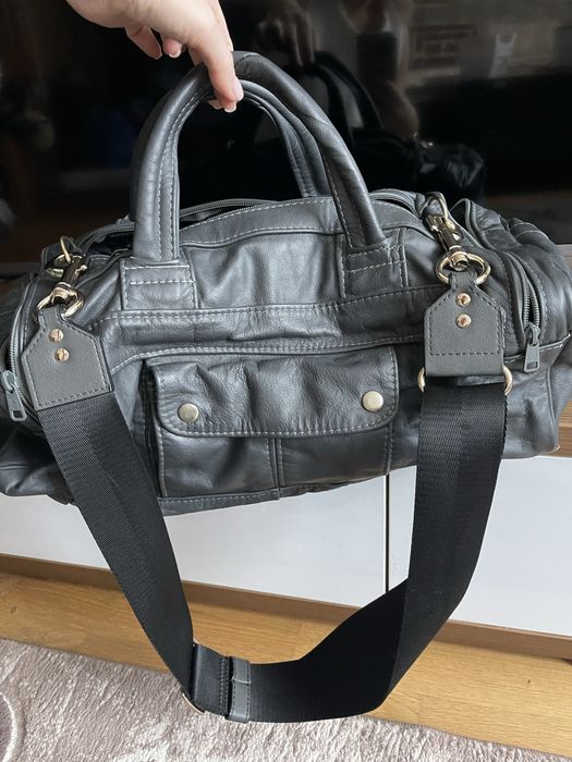 Шкіряна дорожня сумка