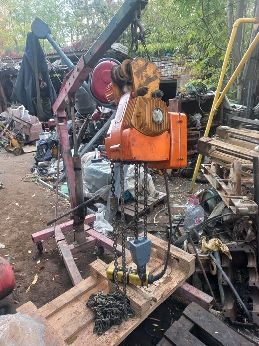 Для огорода тележка кран балка тельфера А400 рвц 220 320