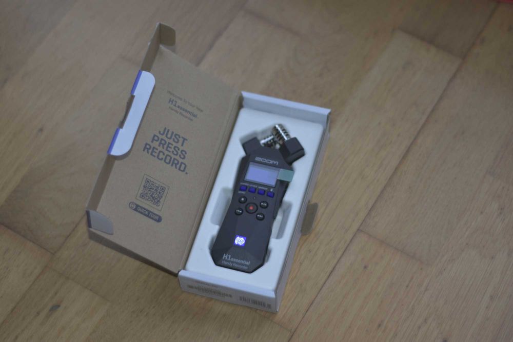 Zoom H1 - Gravador (como novo, usado uma vez)