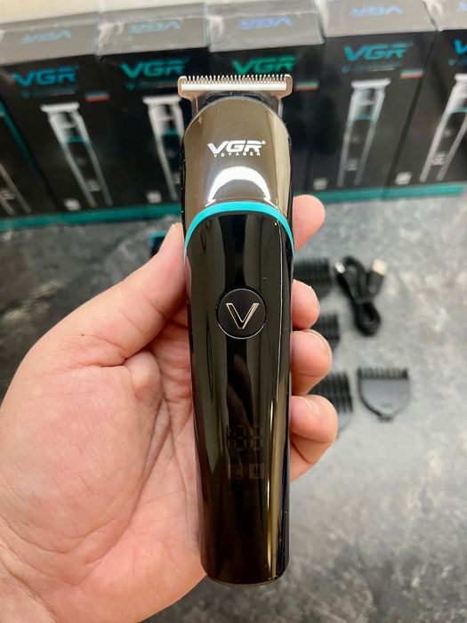 Машинка для стрижки. Тример. Триммер. Vgr Акб. З дисплеєм