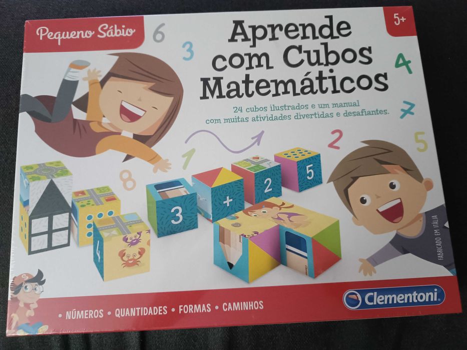 Jogo Aprende com cubos matemáticos