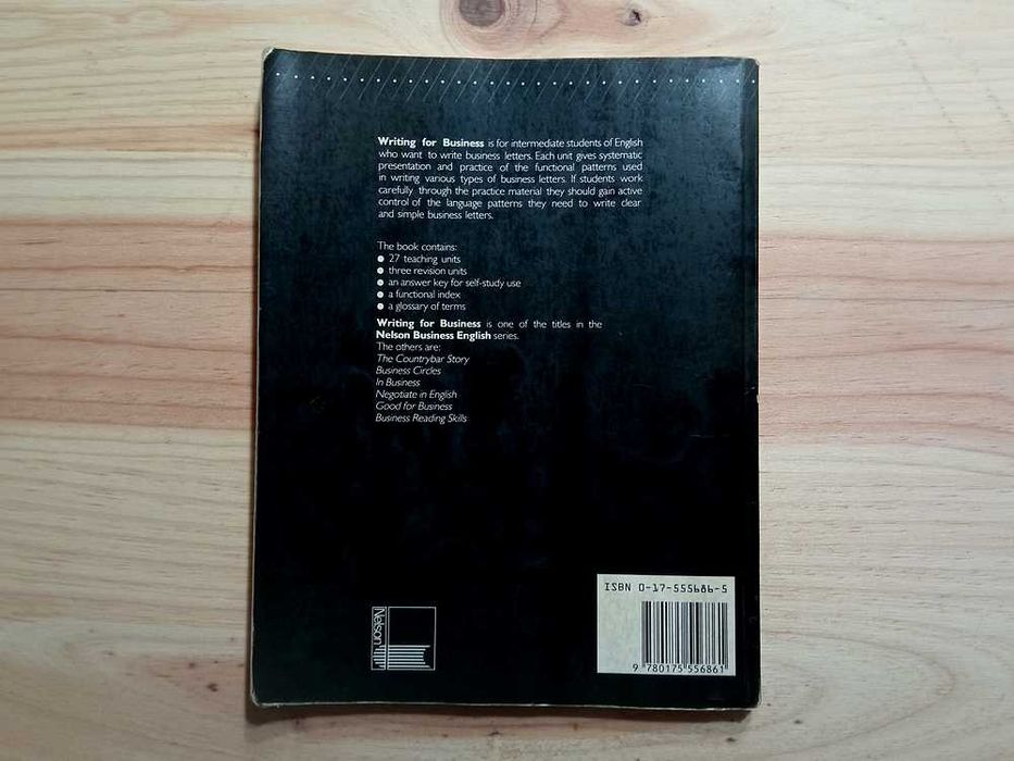 Livro "Writing For Business" de Martin Wilson