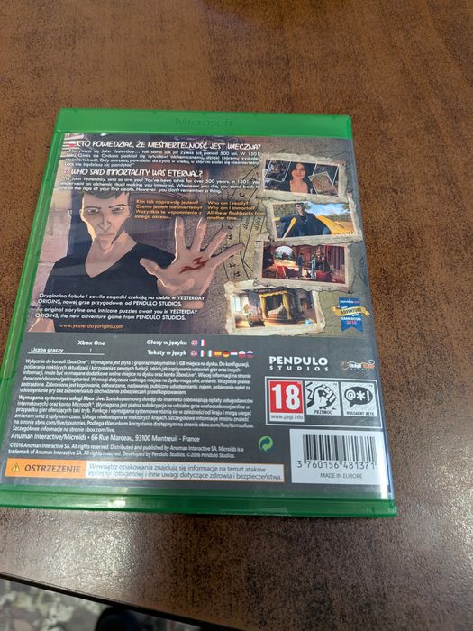 Gra Xbox one: Yesterday Origins