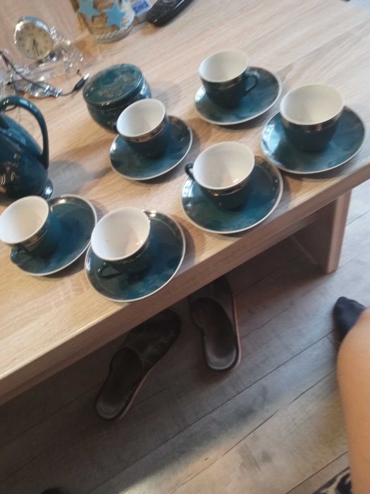 Serwis do herbaty z PRL-u