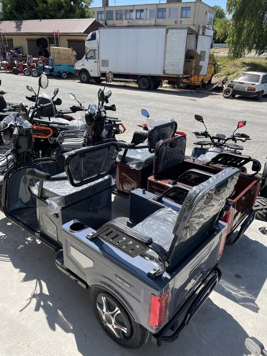 Доставка безкоштовна акумуляторний трицикл Їдемо 800W баланс трініті.