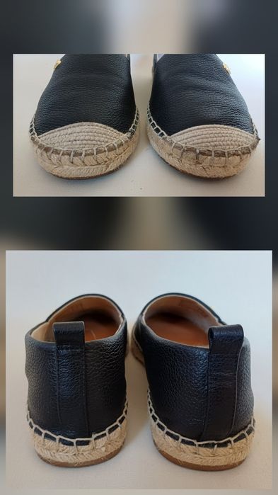 LAUREN Ralph Lauren ESPADRYLE damskie skórzane 39 IDEALNE