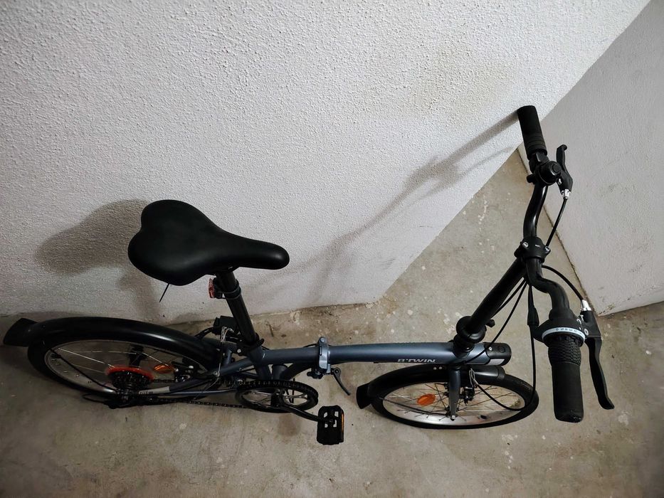 Bicicleta Dobrável B’TWIN 150 – Como Nova! Usada Apenas 1 Vez