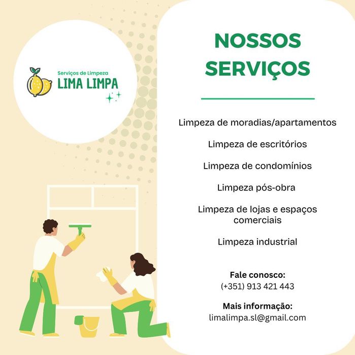 LIMA LIMPA - Serviços de Limpeza