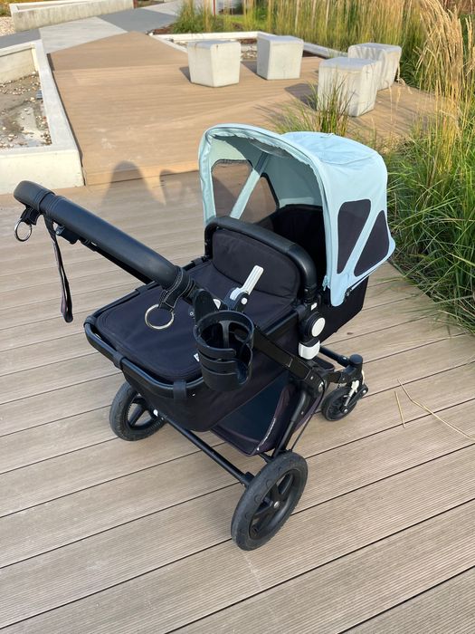 Bugaboo Cameleon 3 wózek 2w1 + akcesoria, czarna rama