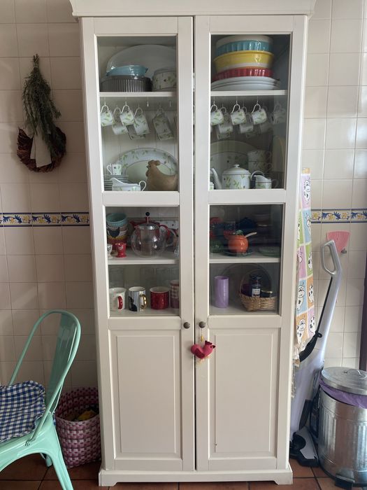 Vitrina / louceiro IKEA LIATORP – Modelo Descontinuado | Branco