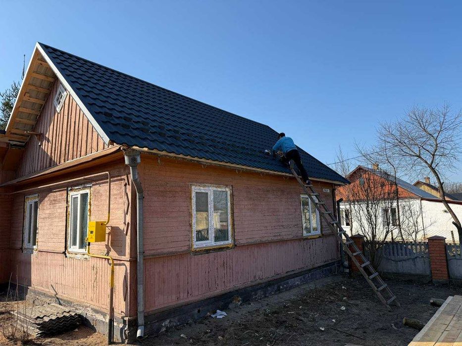 Монтаж покрівлі / Покрівельні роботи / Будівництво, ремонт, будівництво, зведення дахів