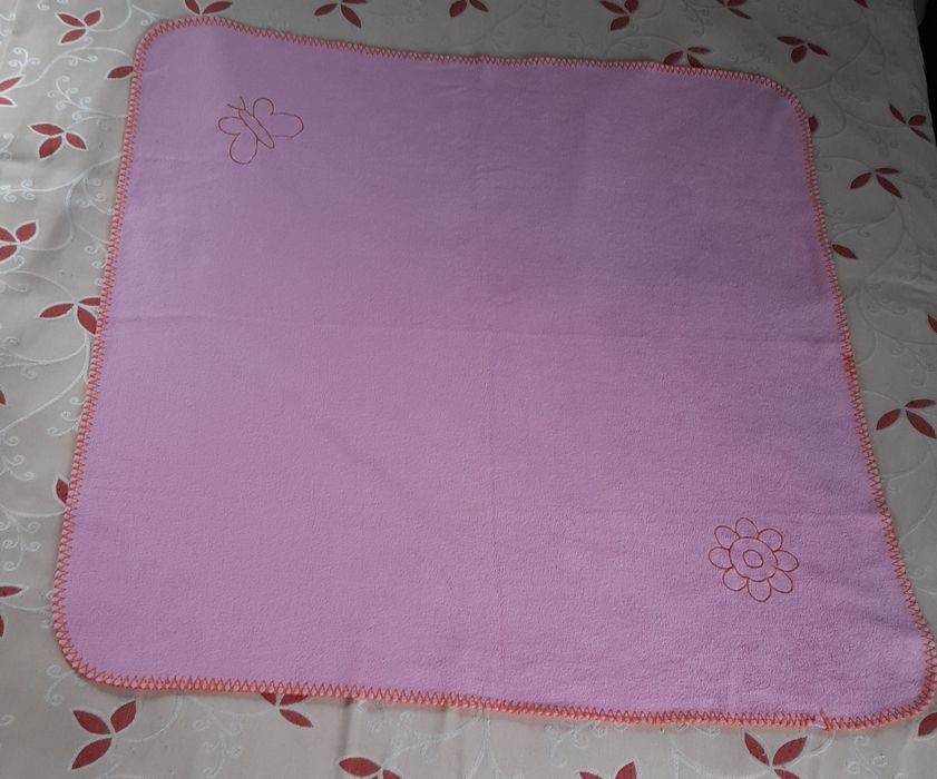 Manta rosa de bebé
