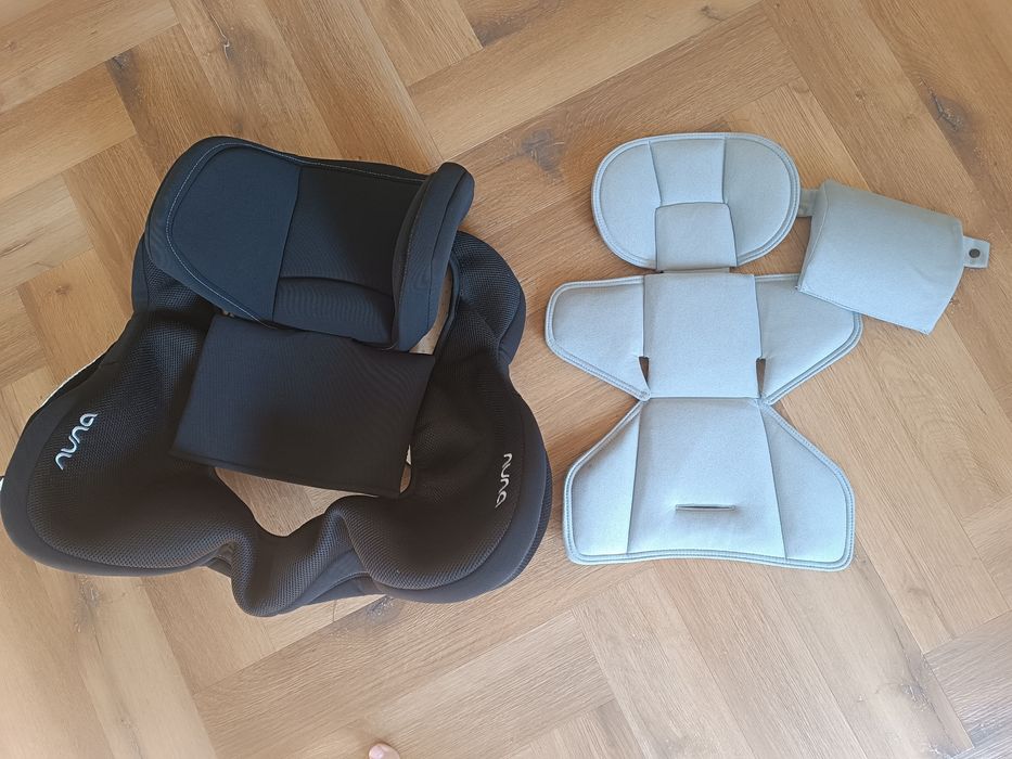 Obrotowy fotelik Nuna Rebl Plus 360° ISOFIX • Bezwypadkowy • Stan BDB + 2 pokrowce