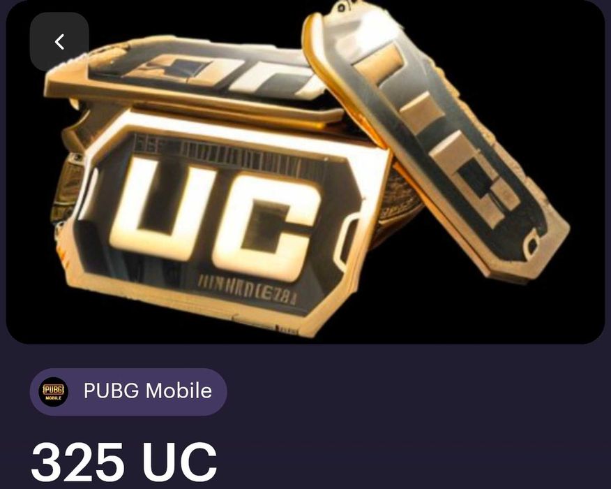 Продаж UC в грі Pubg Mobile (325 uc)