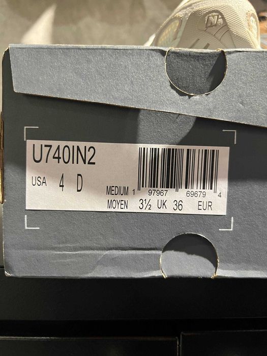 Кросівки New Balance 740 — US 4 / EU 36 (22 см), Нові