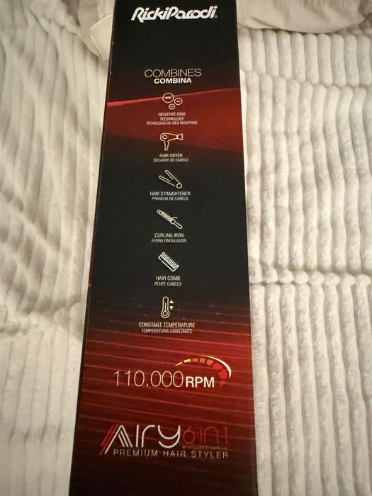 RickiParodi Airy 6-in-1 – Modelador de Cabelo Premium