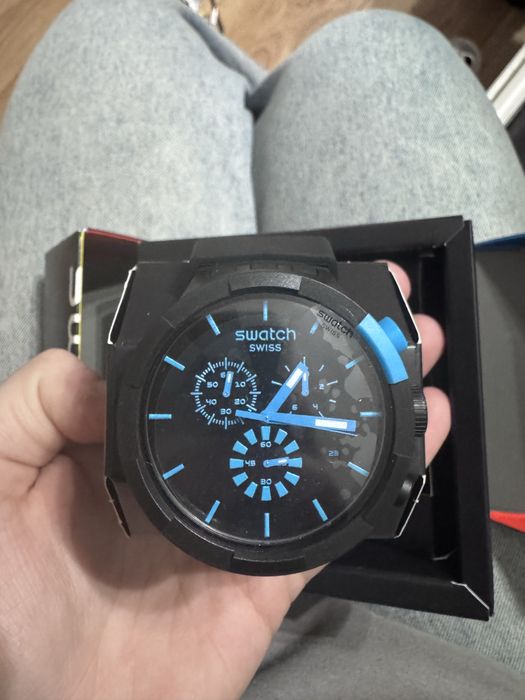 Zegarek SWATCH niebieski!