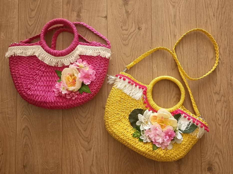 Malas de palha NOVAS - 15€