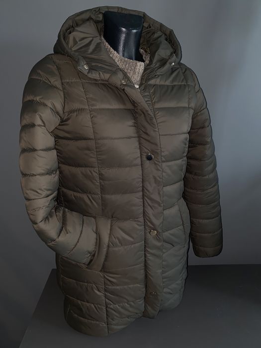 Kurtka pikowana, płaszczyk, przejściowa, jesienna, khaki, Sinsay XXS