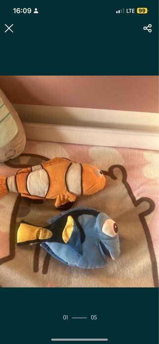 Pluszaki Dori Nemo  2 szt