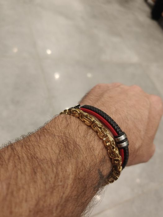 Łańcuszek męski stal nierdzewna Nowy okazja.GRATIS!