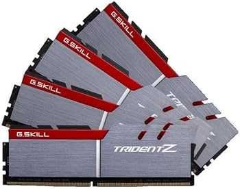 Memória RAM 64GB DDR4 para PC G.SKILL Trident Z (4x16GB) - F4-3600C17Q-64GTZ