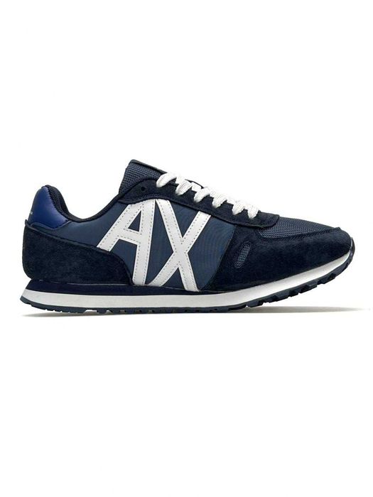 Кросівки Armani Exchange AX Navy Blue premium замшеві i89