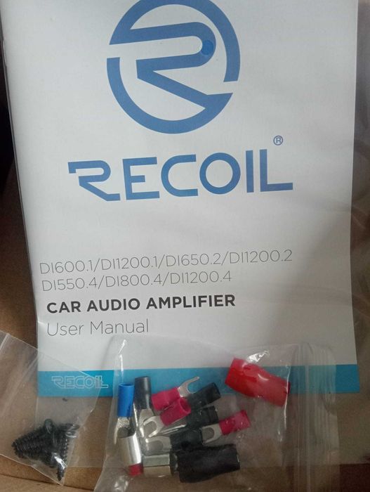 Amplificador Recoil DI550.4 Classe-D 4 Canais - NOVO (Potência Real)