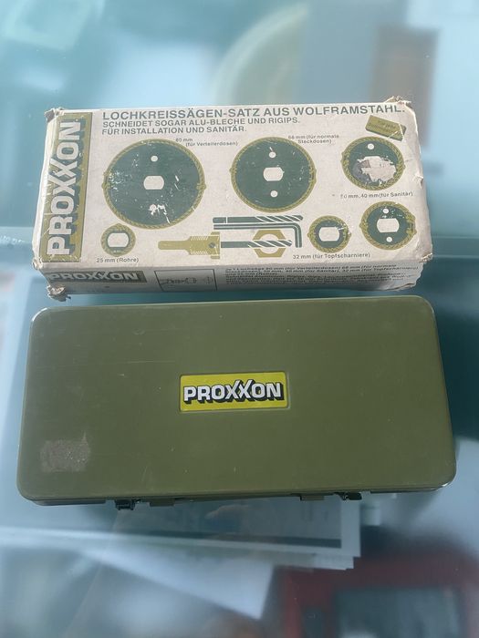 PROXXON otwornice do drewna i GK zestaw 25-80mm