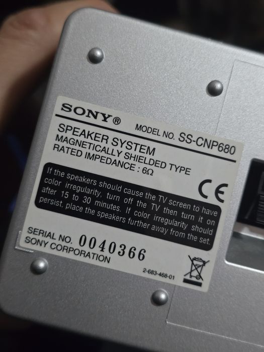 Colunas Sony home cinema