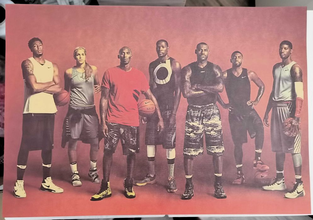 Plakaty Film Sport Wojna Bryant Jordan Lebron James Koszykówka Broń