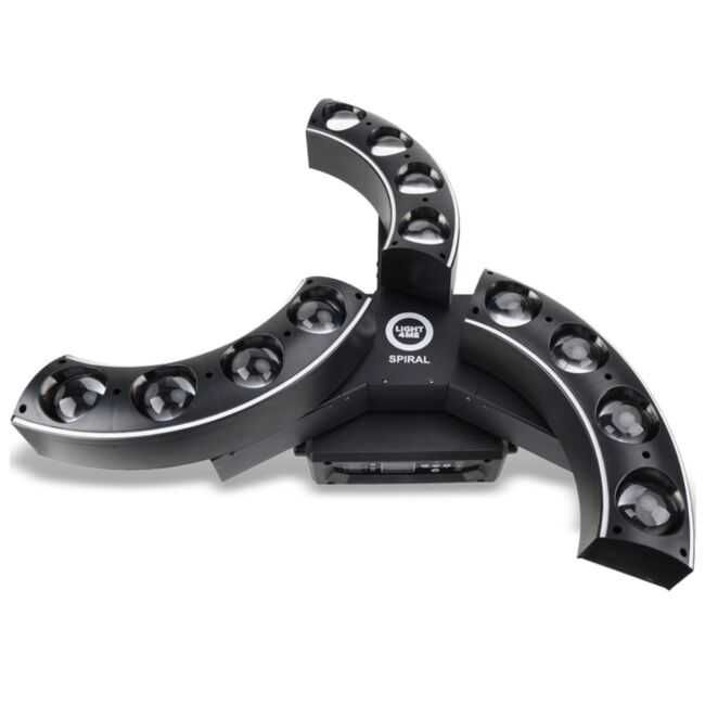 LIGHT4ME SPIRAL ruchomy efekt oświetleniowy LED DMX rotacja 12x20W