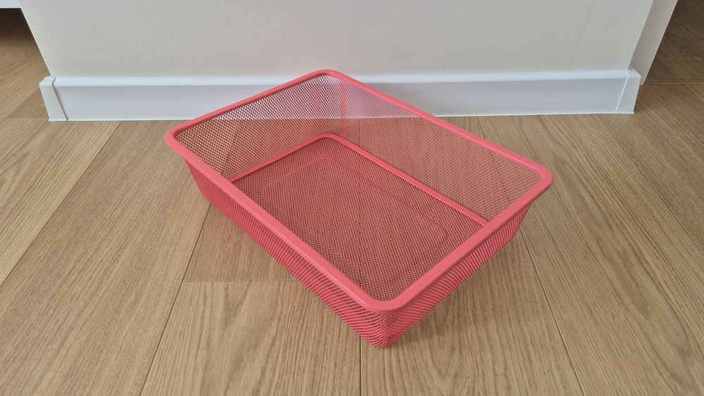 Pojemnik druciany, czerwony 42 x 30 x 10 cm_TROFAST_IKEA