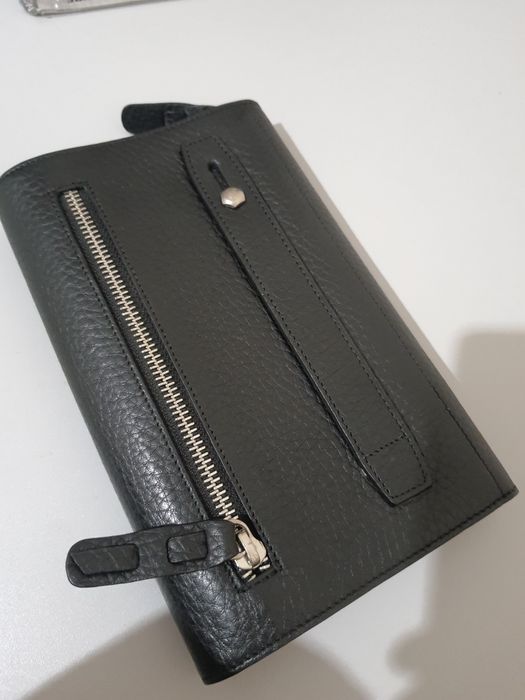 Кожаный мужской клатч Cangurione 4131 F-BLACK 001