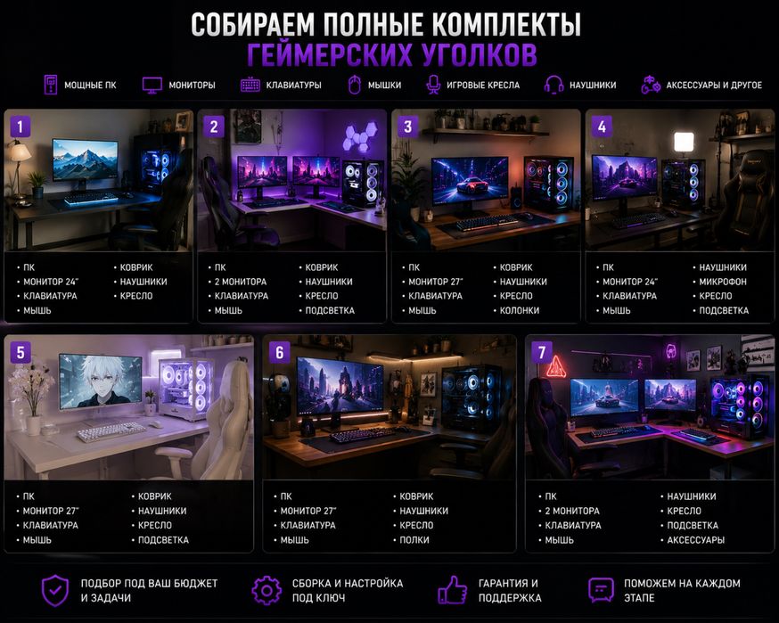 Сборка игровых ПК под ключ | Игровые компьютеры | FreddyxTeamSolomid