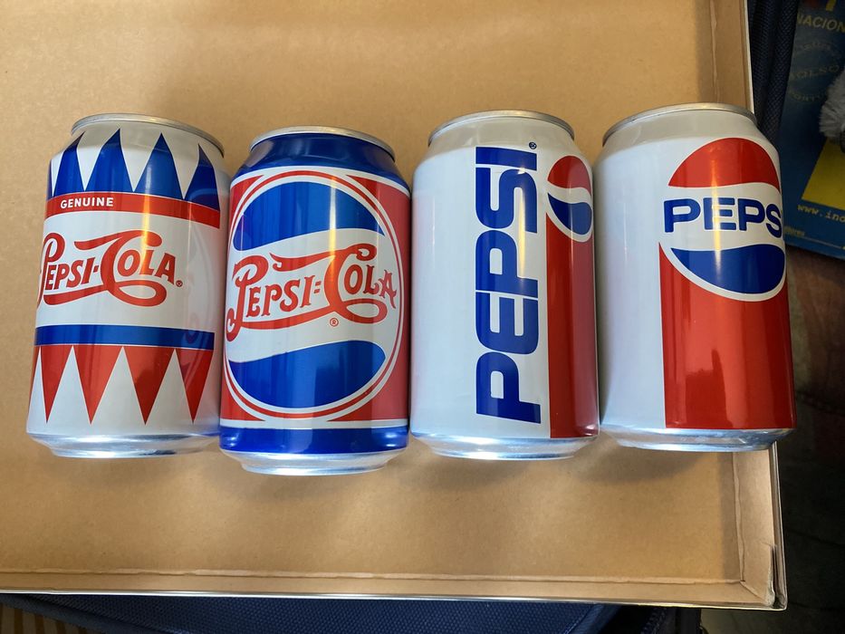 4 Latas pepsi arabes ed. Limitada vintage