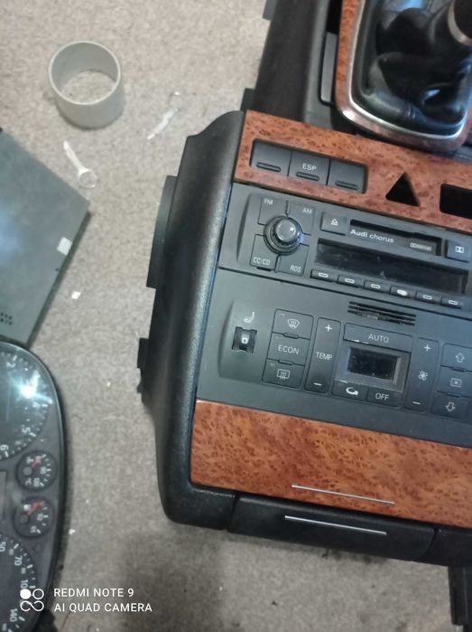 Audi a3 8l0 konsola 1din drewno