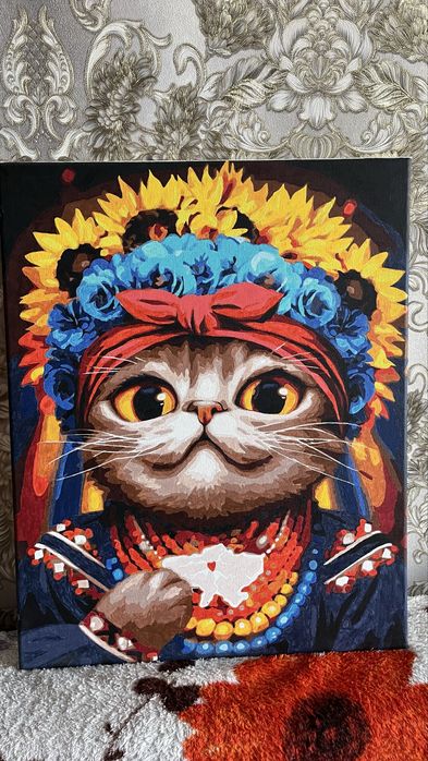 Готові намальовані картини по номерам