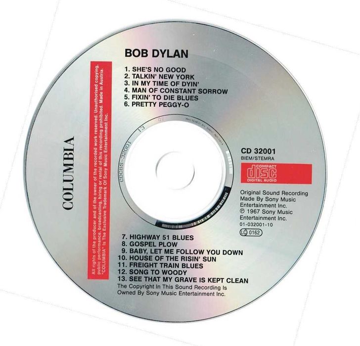 Bob Dylan - Bob Dylan - CD original - anos 80