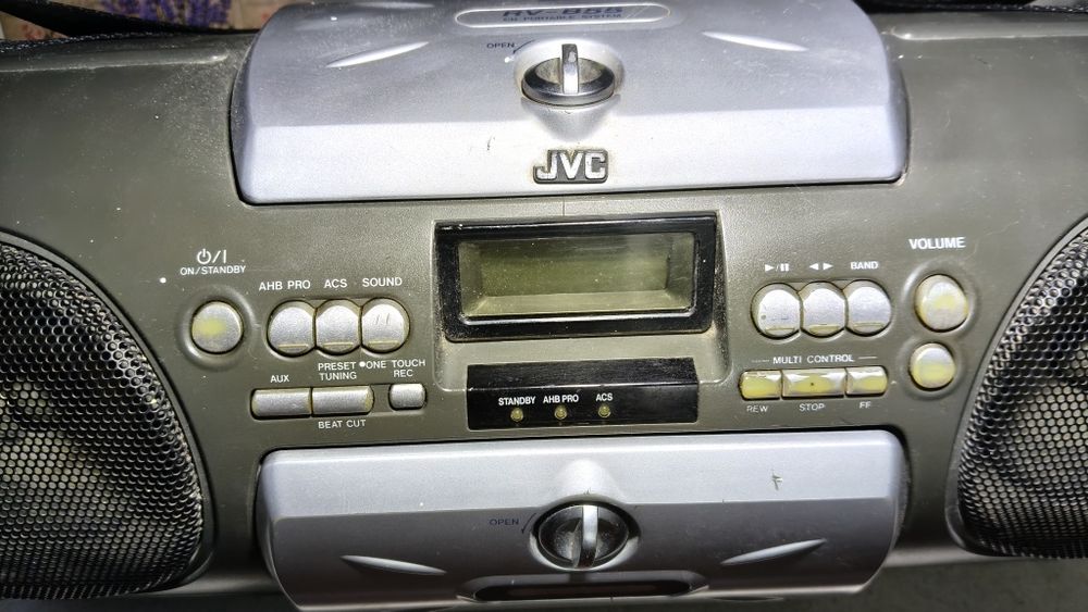 JVC Kaboom RV-B55GY boombox бумбокс кабум