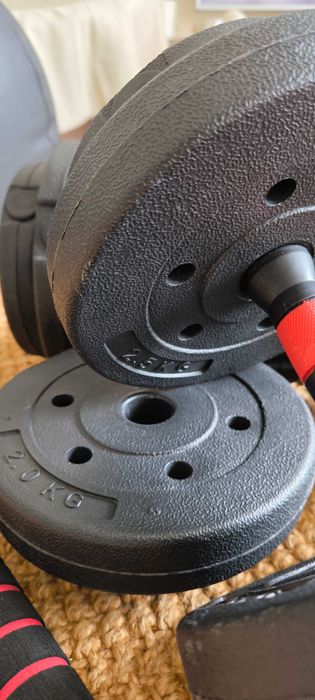 Kit de halteres 11,5kg cada