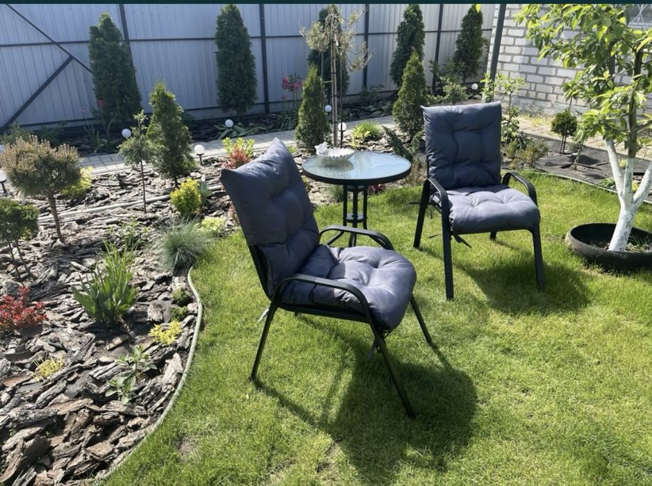 Подушки на уличную садовую мебель дачу беседку качель поддон кафе