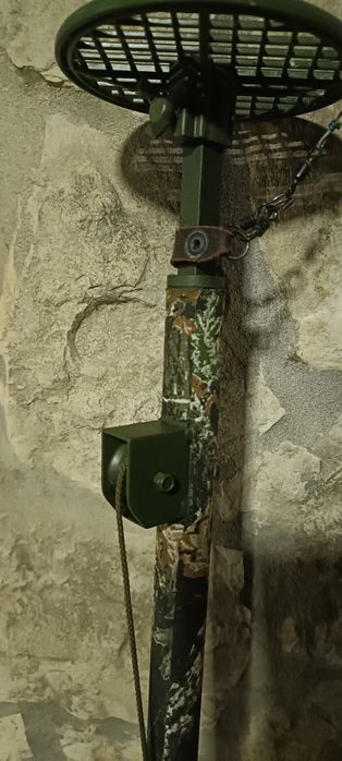 Varas e ponteira para caça os pombos
