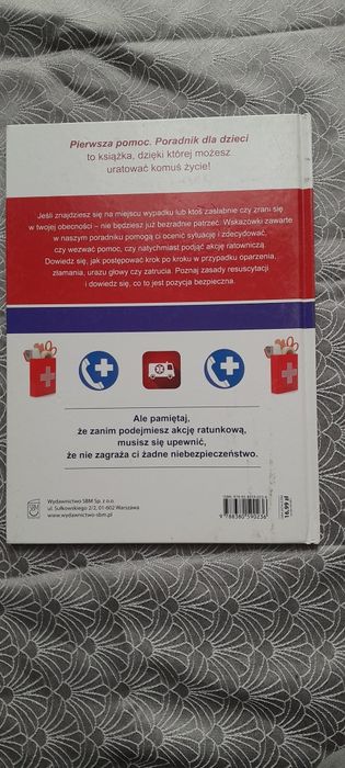 Książka " Pierwsza pomoc Poradnik dla dzieci"