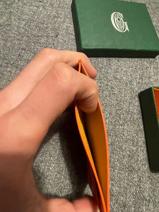 Porta-Cartões Goyard Laranja